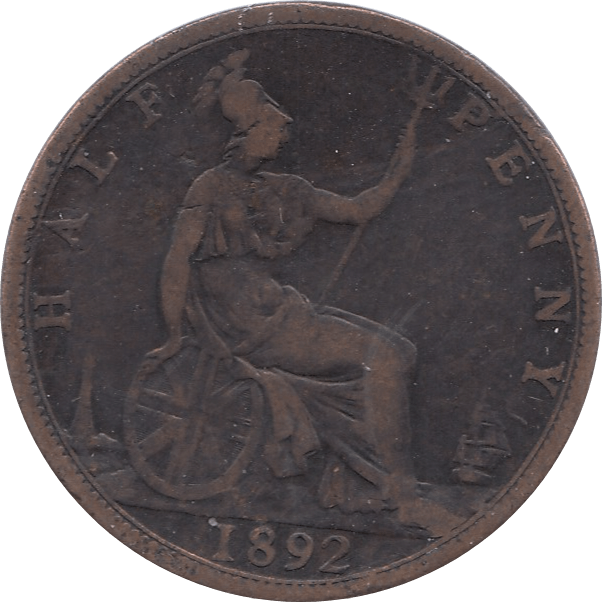 1892 HALFPENNY ( NF ) - Halfpenny - Cambridgeshire Coins
