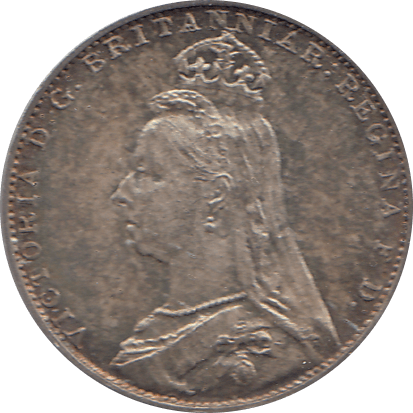 1892 MAUNDY FOURPENCE ( UNC ) - Maundy Coins - Cambridgeshire Coins
