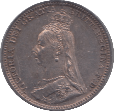 1892 MAUNDY THREEPENCE ( UNC ) - Maundy Coins - Cambridgeshire Coins