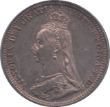 1892 MAUNDY THREEPENCE ( UNC ) - Maundy Coins - Cambridgeshire Coins