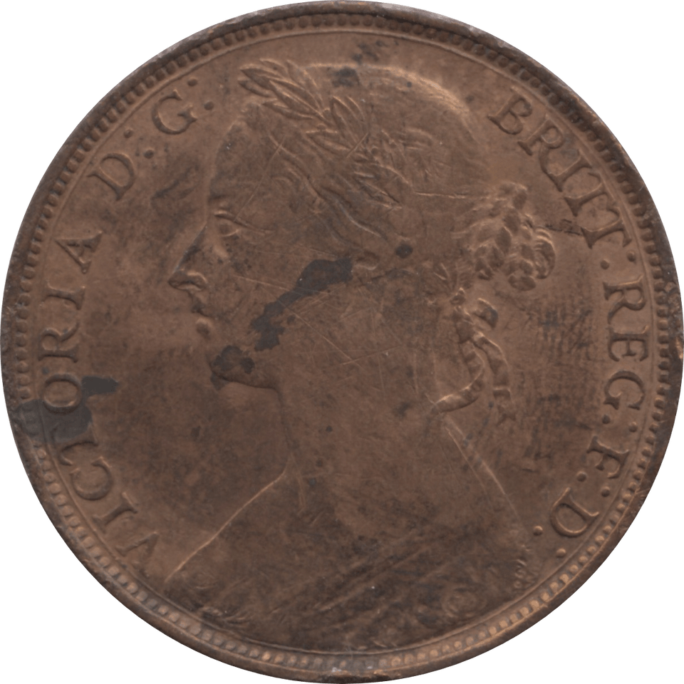 1892 PENNY 1 ( AUNC ) 60 - Penny - Cambridgeshire Coins