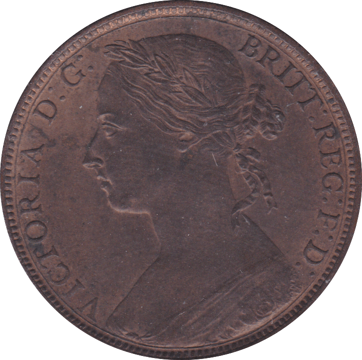 1892 PENNY ( AUNC ) B - Penny - Cambridgeshire Coins