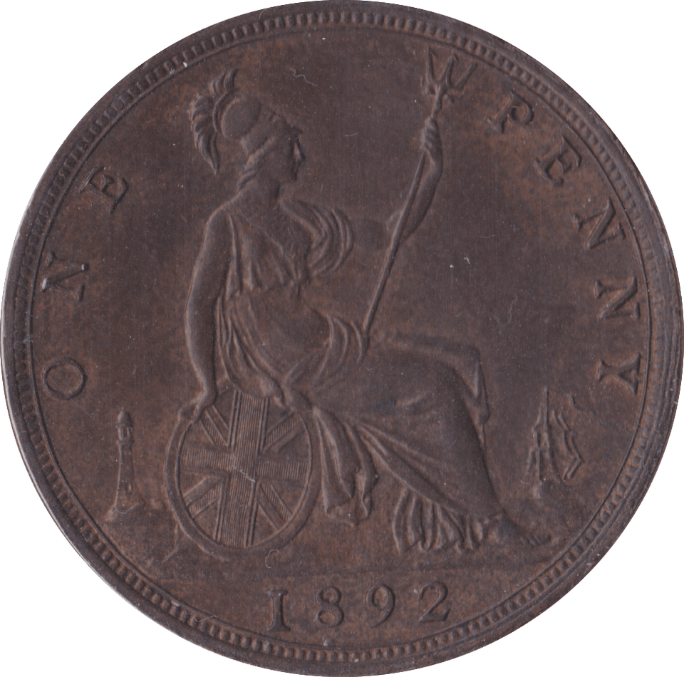 1892 PENNY ( EF ) B - Penny - Cambridgeshire Coins