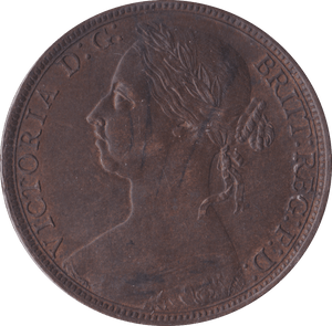 1892 PENNY ( EF ) B - Penny - Cambridgeshire Coins