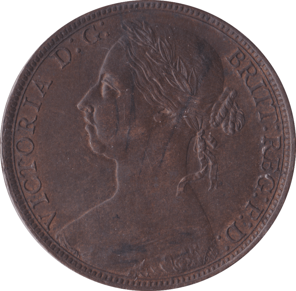 1892 PENNY ( EF ) B - Penny - Cambridgeshire Coins