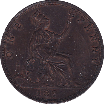 1892 PENNY ( EF ) - Penny - Cambridgeshire Coins
