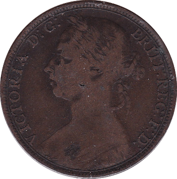 1892 PENNY ( EF ) - Penny - Cambridgeshire Coins