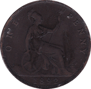1892 PENNY (F ) - Penny - Cambridgeshire Coins