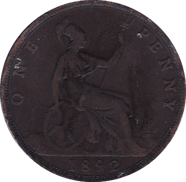1892 PENNY (F ) - Penny - Cambridgeshire Coins