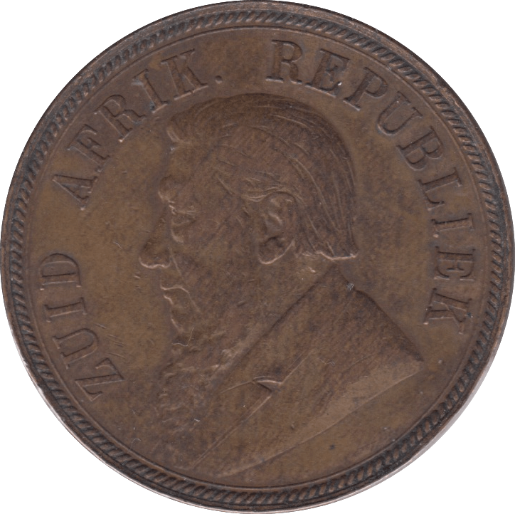 1892 PENNY SOUTH AFRICA - WORLD COINS - Cambridgeshire Coins