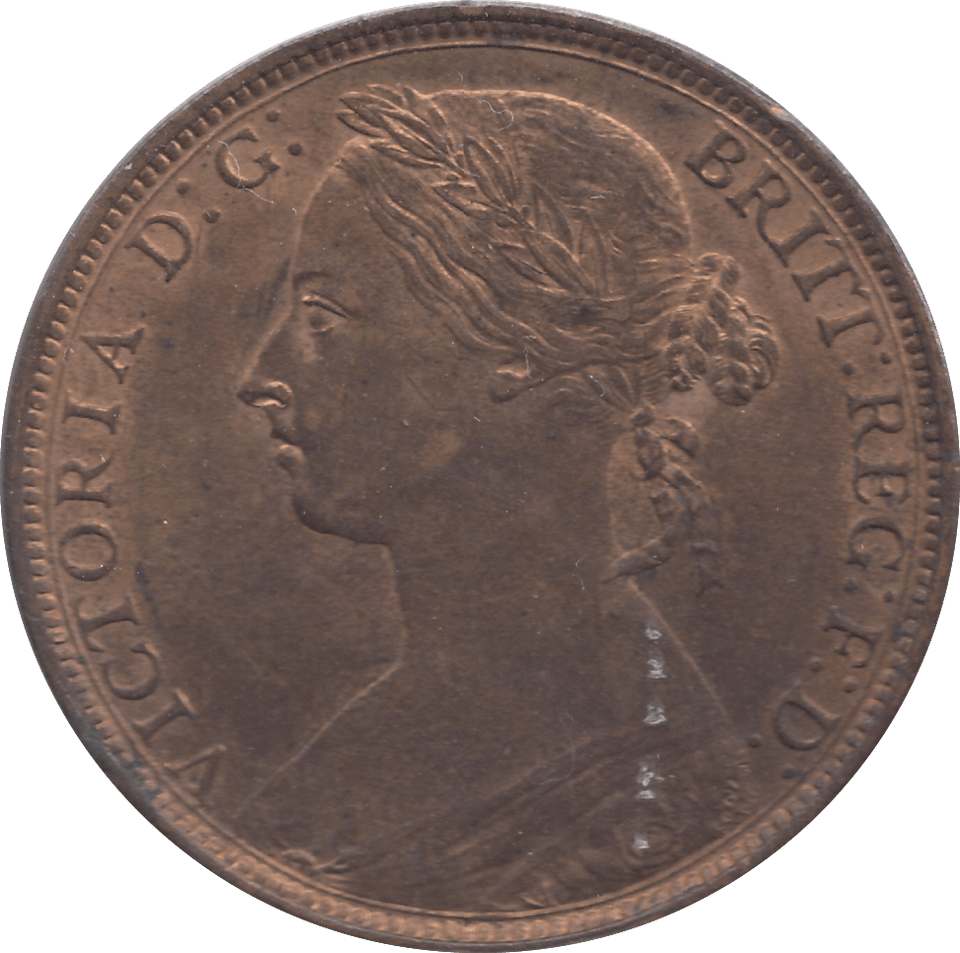 1892 PENNY ( UNC ) - Penny - Cambridgeshire Coins