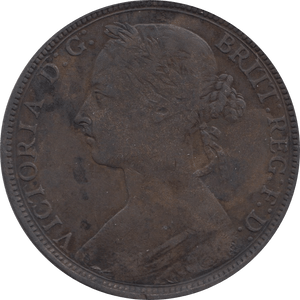 1892 PENNY ( VF ) 3 - Penny - Cambridgeshire Coins