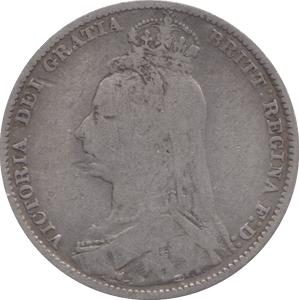 1892 SHILLING ( FAIR ) 5 - SHILLING - Cambridgeshire Coins