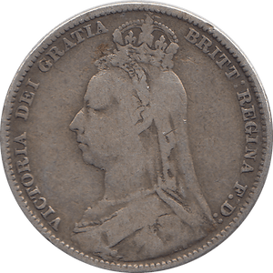 1892 SHILLING ( FINE ) 4 - Shilling - Cambridgeshire Coins