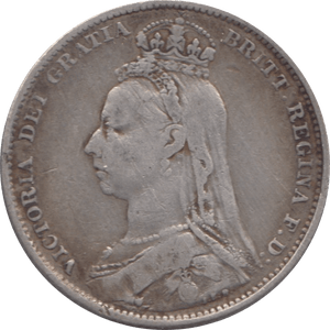 1892 SHILLING ( FINE ) - Shilling - Cambridgeshire Coins