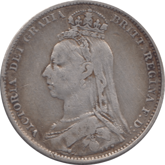 1892 SHILLING ( FINE ) - Shilling - Cambridgeshire Coins