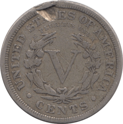 1892 SILVER 5 CENTS USA - SILVER WORLD COINS - Cambridgeshire Coins