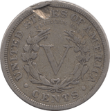 1892 SILVER 5 CENTS USA - SILVER WORLD COINS - Cambridgeshire Coins