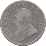 1892 SILVER HALFCROWN SOUTH AFRICA - SILVER WORLD COINS - Cambridgeshire Coins