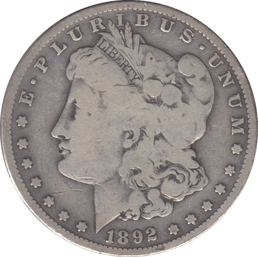 1892 SILVER MORGAN DOLLAR SAN FRANCISCO MINT - SILVER WORLD COINS - Cambridgeshire Coins