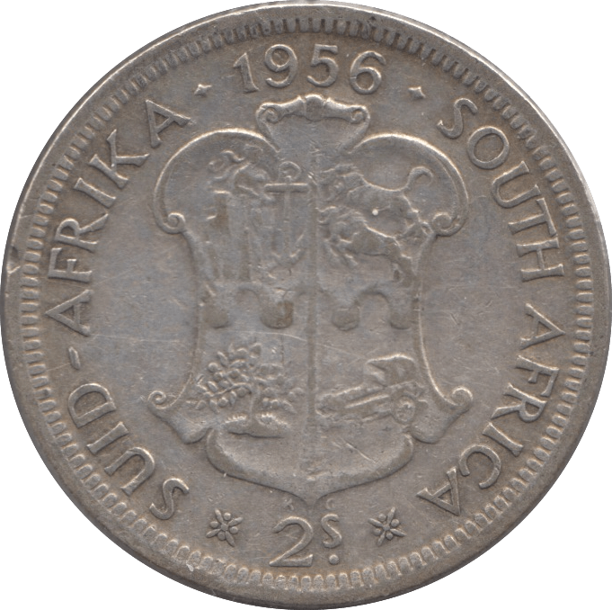 1892 SILVER TWO SHILLINGS SOUTH AFRICA - SILVER WORLD COINS - Cambridgeshire Coins