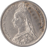 1892 SIXPENCE ( EF ) - Sixpence - Cambridgeshire Coins