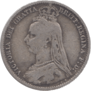 1892 SIXPENCE ( FINE ) 9 - Sixpence - Cambridgeshire Coins