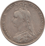 1892 SIXPENCE ( FINE ) - Sixpence - Cambridgeshire Coins