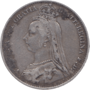 1892 SIXPENCE ( GF ) 6 - Sixpence - Cambridgeshire Coins