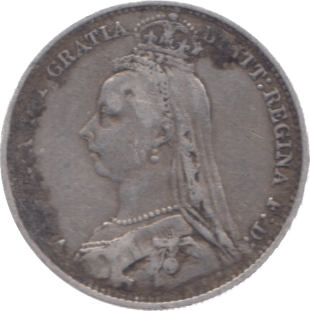 1892 SIXPENCE ( GF ) 6 - Sixpence - Cambridgeshire Coins