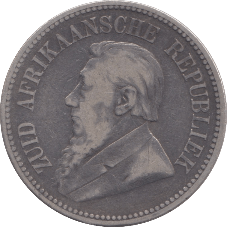 1892 SOUTH AFRICA SILVER 2 1/2 SHILLING - WORLD SILVER COINS - Cambridgeshire Coins