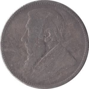 1892 SOUTH AFRICA SILVER ONE SHILLING - SILVER WORLD COINS - Cambridgeshire Coins