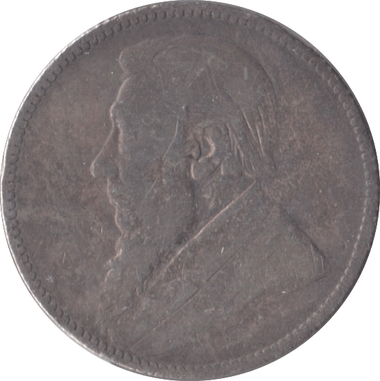 1892 SOUTH AFRICA SILVER ONE SHILLING - SILVER WORLD COINS - Cambridgeshire Coins