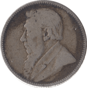 1892 SOUTH AFRICA SILVER ONE SHILLING - SILVER WORLD COINS - Cambridgeshire Coins