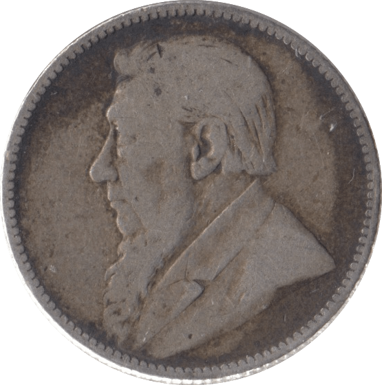 1892 SOUTH AFRICA SILVER ONE SHILLING - SILVER WORLD COINS - Cambridgeshire Coins