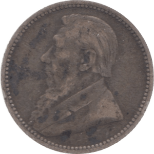 1892 SOUTH AFRICA SILVER SIXPENCE - SILVER WORLD COINS - Cambridgeshire Coins