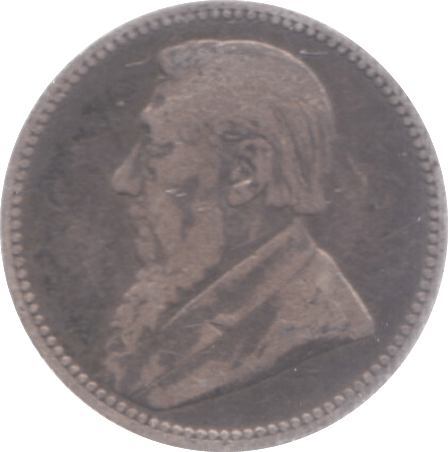 1892 SOUTH AFRICA SILVER SIXPENCE - SILVER WORLD COINS - Cambridgeshire Coins