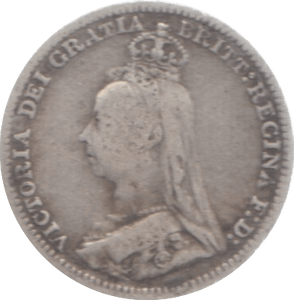 1892 THREEPENCE ( FINE ) 3 - Threepence - Cambridgeshire Coins