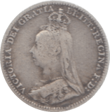 1892 THREEPENCE ( FINE ) 3 - Threepence - Cambridgeshire Coins