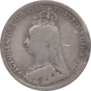 1892 THREEPENCE ( FINE ) - Threepence - Cambridgeshire Coins