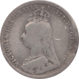 1892 THREEPENCE ( FINE ) - Threepence - Cambridgeshire Coins