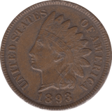 1893 1 CENT USA - WORLD COINS - Cambridgeshire Coins