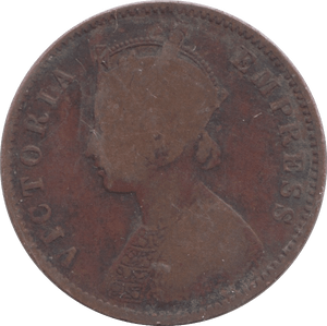 1893 1/4 ANNA INDIA - WORLD COINS - Cambridgeshire Coins