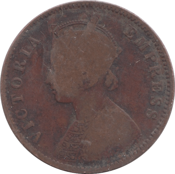 1893 1/4 ANNA INDIA - WORLD COINS - Cambridgeshire Coins