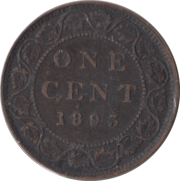 1893 CANADA ONE CENT - WORLD COINS - Cambridgeshire Coins
