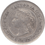 1893 CEYLON SILVER 10 CENTS ( GVF ) - WORLD COINS - Cambridgeshire Coins