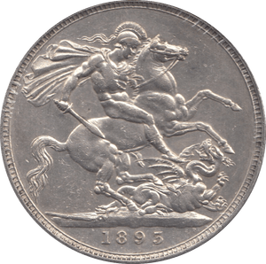 1893 CROWN ( AUNC ) LVII - Crown - Cambridgeshire Coins