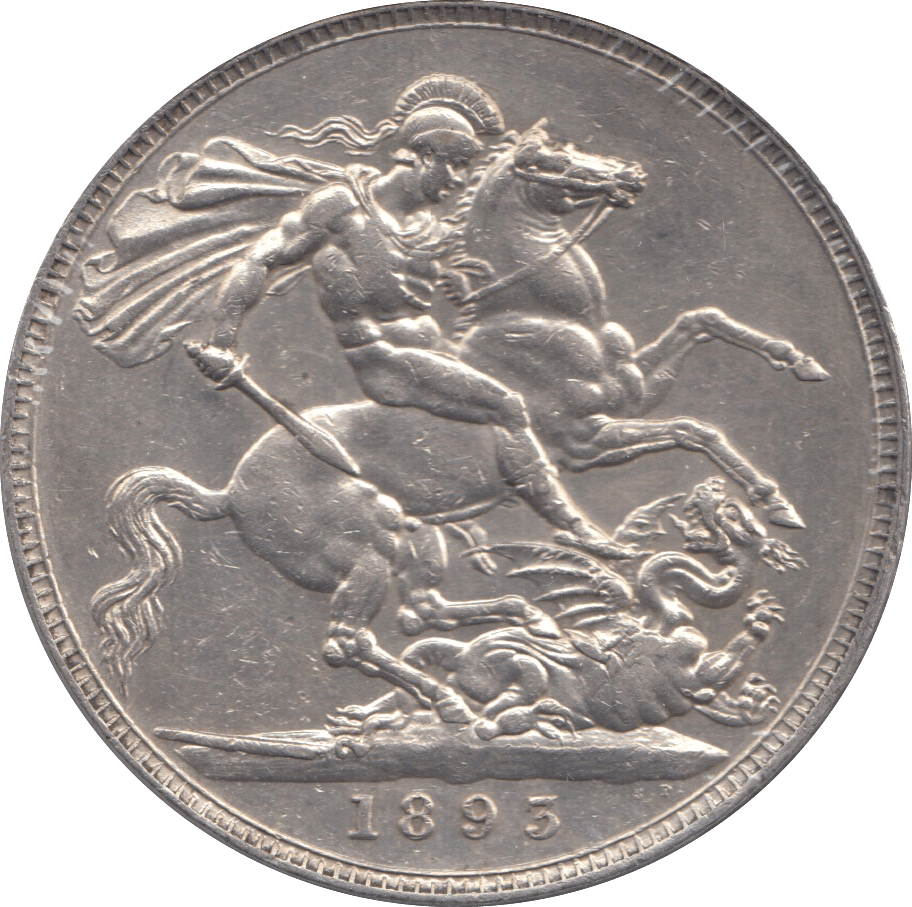 1893 CROWN ( AUNC ) LVII - Crown - Cambridgeshire Coins