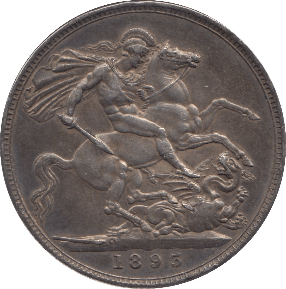 1893 CROWN ( EF ) LVI - Crown - Cambridgeshire Coins