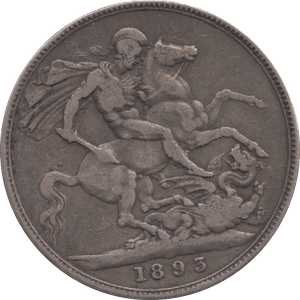 1893 CROWN ( FINE ) 10 - Crown - Cambridgeshire Coins